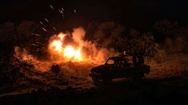 عاجل استهداف طقم حو ثي بكاتيوشا وتصعيد بالقصف في التحيتا جنوب الحديدة عاجل استهداف طقم حو ثي بكاتيوشا وتصعيد بالقصف في التحيتا جنوب الحديدة