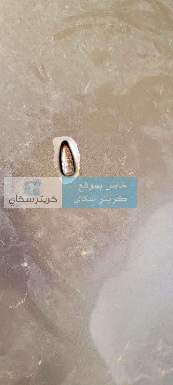 رصاصة راجعة تخترق سقف سيارة من يحمي أرواح المواطنين رصاصة راجعة تخترق سقف سيارة من يحمي أرواح المواطنين