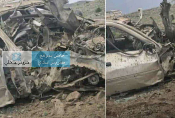 الكشف عن ضحايا انفجار لغم حوثي بسيارة في البيضاء الكشف عن ضحايا انفجار لغم حوثي بسيارة في البيضاء