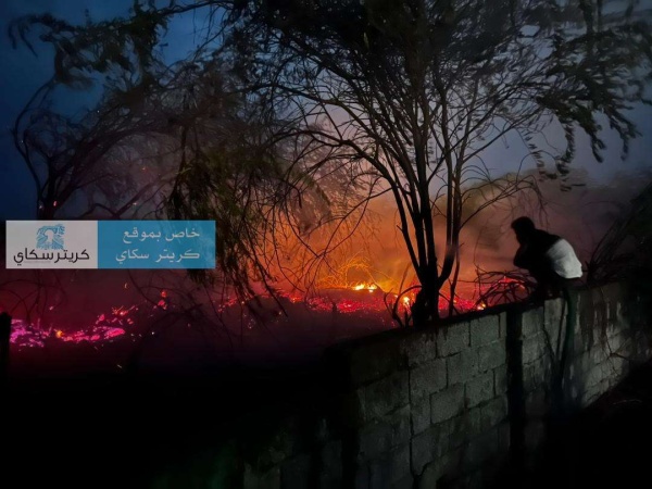 عاجل احتواء حريق بالقرب من مشفى زنجبار والسجن المركزي بعد تعطل مطافي المحافظة