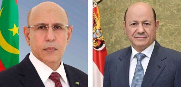 رئيس مجلس القيادة يتلقى برقية تهنئة من الرئيس الموريتاني