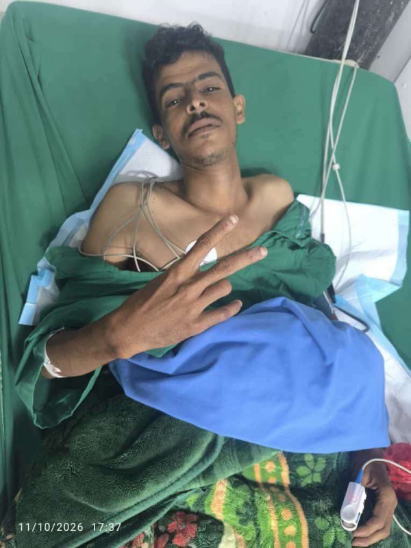إصابة جنديين من ألوية العمالقة الجنوبية بقذيفة هاون أطلقتها مليشيا الحو ثي في جبهة ذوباب إصابة جنديين من ألوية العمالقة الجنوبية بقذيفة هاون أطلقتها مليشيا الحو ثي في جبهة ذوباب