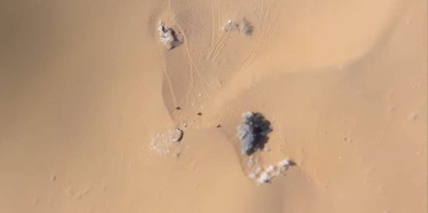 مسي رات المنطقة العسكرية الثالثة تستهدف مواقع حو ثية في مأرب مسي رات المنطقة العسكرية الثالثة تستهدف مواقع حو ثية في مأرب
