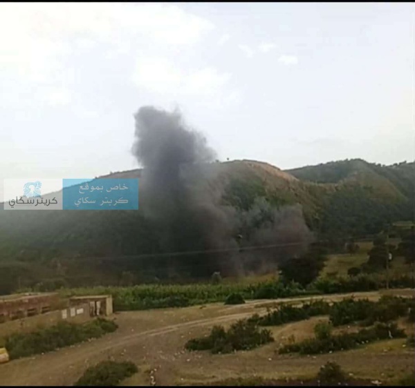 عاجل غارة جوية تستهدف مواقع للحو ثيين في محافظة إب عاجل غارة جوية تستهدف مواقع للحو ثيين في محافظة إب