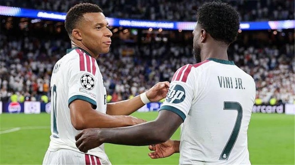 إحصائية مميزة لثنائي ريال مدريد تحرج مبابي وفينيسيوس إحصائية مميزة لثنائي ريال مدريد تحرج مبابي وفينيسيوس
