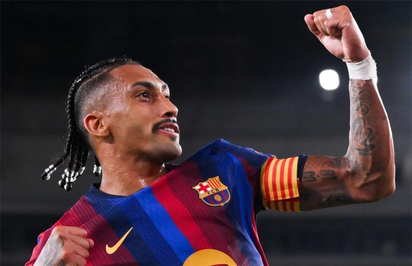 تشكيل برشلونة أمام ريال بيتيس في الدوري الإسباني موقف رافينها