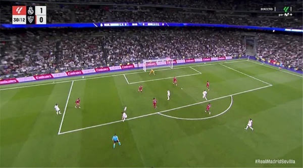 فيديو بطريقة رائعة جولر يسجل هدف ريال مدريد الأول أمام إشبيلية