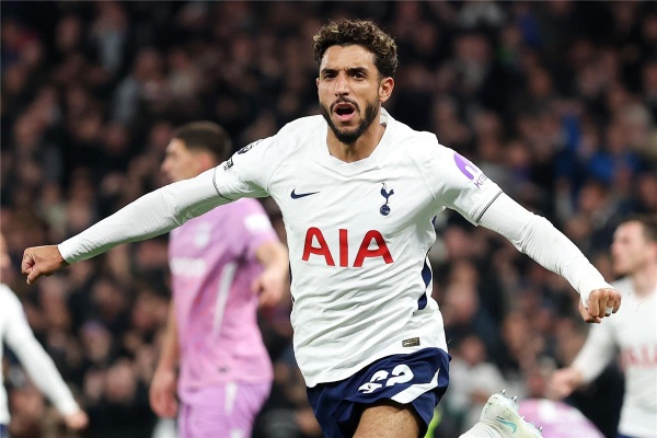 عمر مرموش احتفالي بأول هدف مع توتنهام كان مؤلم ا ورد فعل الجمهور لا يصدق عمر مرموش احتفالي بأول هدف مع توتنهام كان مؤلم ا ورد فعل الجمهور لا يصدق