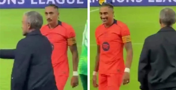 فيديو تصرف إنريكي يثير حيرة رافينها في مباراة برشلونة وباريس سان جيرمان فيديو تصرف إنريكي يثير حيرة رافينها في مباراة برشلونة وباريس سان جيرمان
