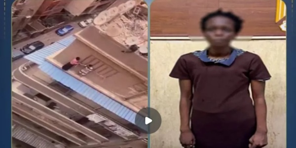 الداخلية تكشف تفاصيل فيديو محاولة سيدة أجنبية بالقفز من أعلى عقار بعين شمس الداخلية تكشف تفاصيل فيديو محاولة سيدة أجنبية بالقفز من أعلى عقار بعين شمس