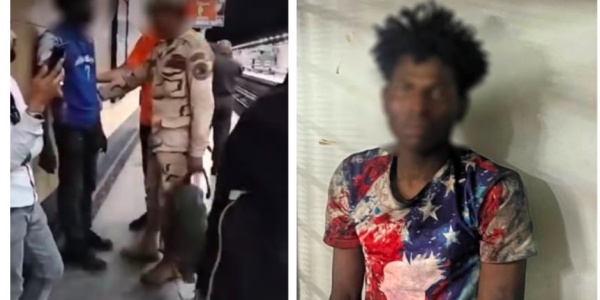 ضبط أجنبي تعدي على مجند داخل محطة مترو العباسية ضبط أجنبي تعدي على مجند داخل محطة مترو العباسية