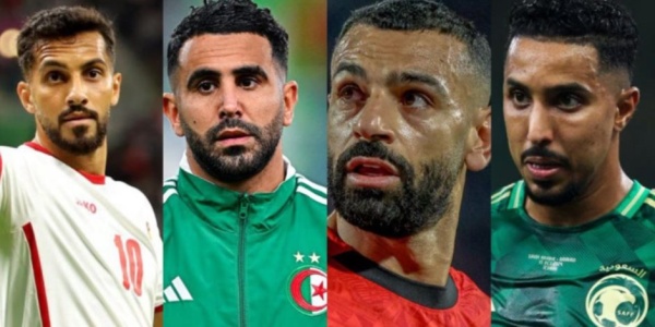 منهم صلاح و الدوسري 8 لاعبين عرب في نسخة 2026 من بطولة كأس العالم منهم صلاح و الدوسري 8 لاعبين عرب في نسخة 2026 من بطولة كأس العالم