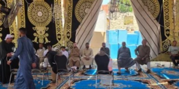 عزاء جماعي لـ12 من ضحايا حادث الدواويس في الشرقية