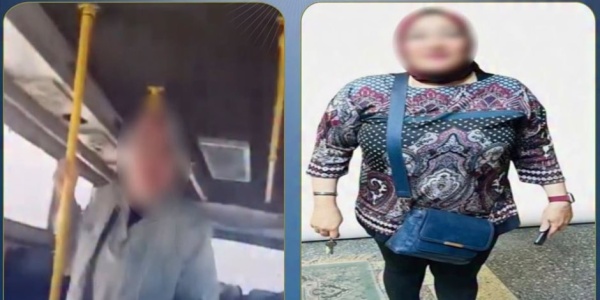 بعد تداول الفيديو ضبط سيدة لتعديها على سائق أتوبيس نقل عام بالسب وانتحلها صفة ضابطة شرطة بعد تداول الفيديو ضبط سيدة لتعديها على سائق أتوبيس نقل عام بالسب وانتحلها صفة ضابطة شرطة