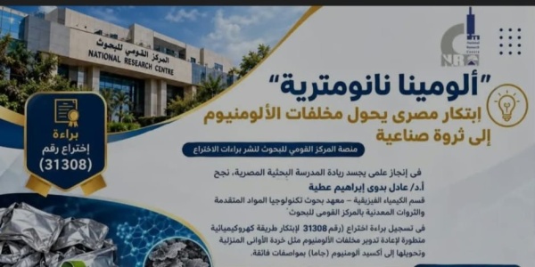 ابتكار مصري يحو ل خردة الألومنيوم إلى ثروة صناعية ويدعم الاقتصاد الدائري