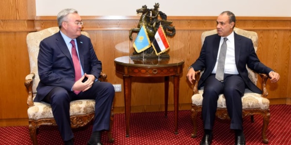 بيان مشترك صادر عن وزيري خارجية جمهورية مصر العربية وجمهورية كازاخستان بيان مشترك صادر عن وزيري خارجية جمهورية مصر العربية وجمهورية كازاخستان