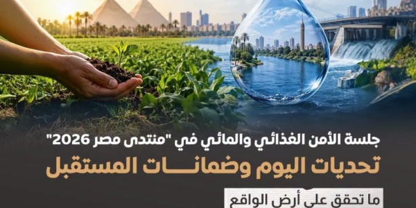 منتدى مصر 2026 تفاصيل التوسع في تطبيقات الرقمنة والتحول الرقمي في إدارة وتوزيع المياه منتدى مصر 2026 تفاصيل التوسع في تطبيقات الرقمنة والتحول الرقمي في إدارة وتوزيع المياه