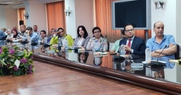 ندوة لمركز ماسبيرو للدراسات عن قراءة تحليلية للنظام العالمى الجديد صور