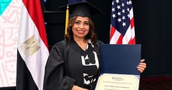 آمال رسلان تحصل على دبلومة الإعلام الرقمى بالجامعة الأمريكية صور آمال رسلان تحصل على دبلومة الإعلام الرقمى بالجامعة الأمريكية صور