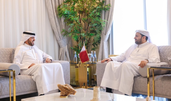 سفير الكويت لدى قطر ووزير الدولة القطري يبحثان علاقات التعاون وس بل دعمها سفير الكويت لدى قطر ووزير الدولة القطري يبحثان علاقات التعاون وس بل دعمها