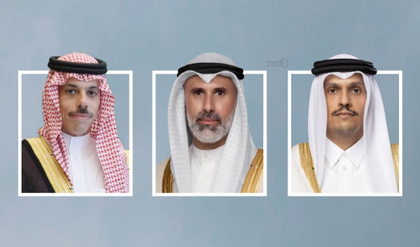 وزير الخارجية يبحث مع نظيريه السعودي والقطري التطورات الإقليمية