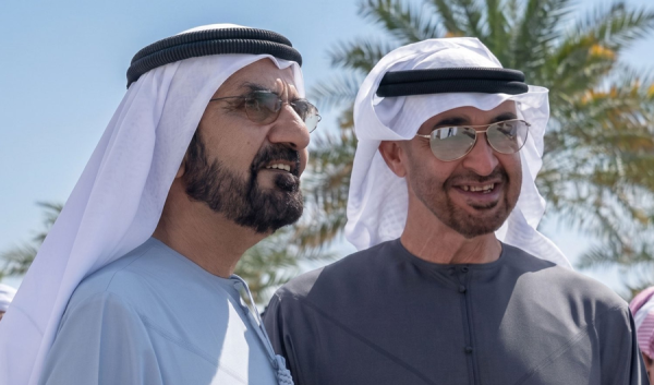 محمد بن راشد لمحمد بن زايد هنيئا لك هذا الوطن يا أخي وهنيئا لنا أنت