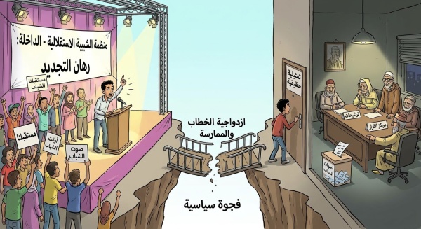 حزب الاستقلال بالداخلة لقاءات شبابية في الواجهة وهيمنة الشيوخ في لوائح الترشيح
