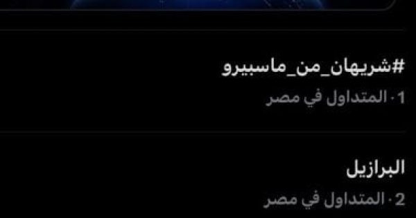 شريهان تحتل المركز الأول على موقع إكس بعد حديثها لبرنامج من ماسبيرو