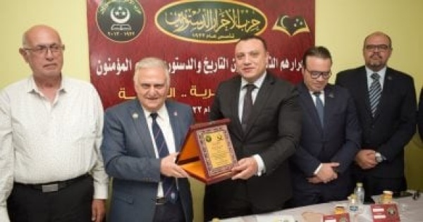 وفد تنسيقية شباب الأحزاب والسياسيين يلتقى قيادات حزب الأحرار الدستوريين