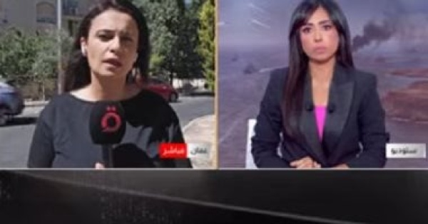مراسلة القاهرة الإخبارية الدفاعات الأردنية أسقطت مسيرة اخترقت الأجواء