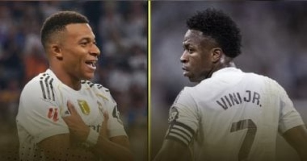 من الرجل الأول فى ريال مدريد مبابي يتفوق على فينيسيوس بالأرقام