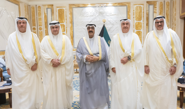 سمو الأمير يستقبل رئيس الأعلى للقضاء ونائب رئيس التمييز ورئيس الاستئناف