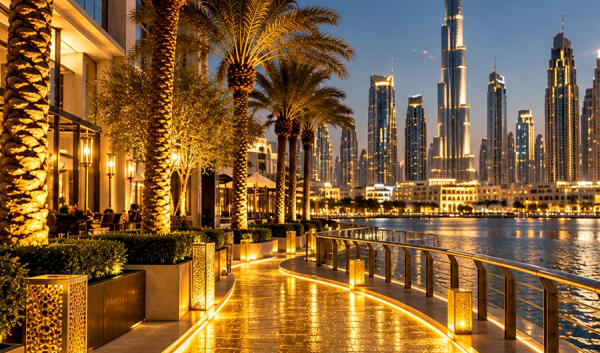 دبي تستعد لافتتاح ممشى استثنائي مصنوع من الذهب عيار 24 دبي تستعد لافتتاح ممشى استثنائي مصنوع من الذهب عيار 24
