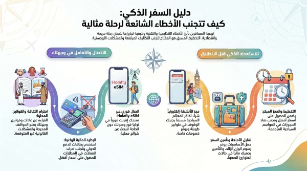 أخطاء شائعة يقع فيها المسافرون وكيف تتجنبها أخطاء شائعة يقع فيها المسافرون وكيف تتجنبها