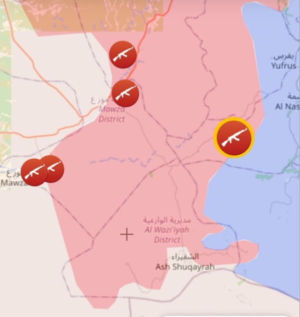 ورد الآن مصدر في المكتب السياسي للمقاومة الوطنية يكشف تفاصيل سقوط مديرية الوازعية بيد الحوثيين
