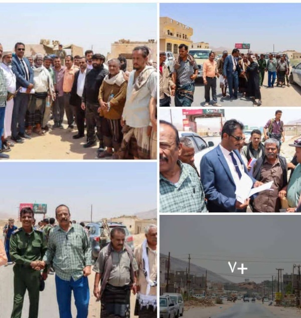 الوكيل البابكري يدشن العمل ويسل م موقع مشروع إعادة تأهيل وتوسعة الشارع الرئيسي لمدينة عزان الوكيل البابكري يدشن العمل ويسل م موقع مشروع إعادة تأهيل وتوسعة الشارع الرئيسي لمدينة عزان