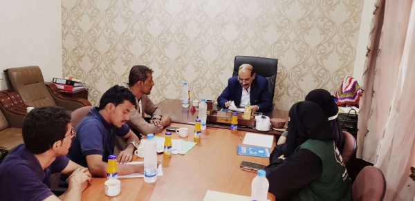 الوكيل الدغاري يبحث مع شبوة لوجستيك تحضيرات إقامة المعرض الاقتصادي بالمحافظة الوكيل الدغاري يبحث مع شبوة لوجستيك تحضيرات إقامة المعرض الاقتصادي بالمحافظة
