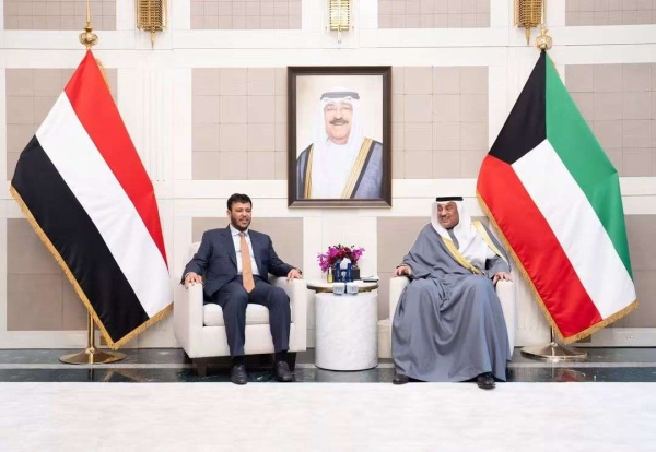 عضو مجلس القيادة عبدالله العليمي يبحث مع ولي عهد الكويت العلاقات الثنائية وتطورات الأوضاع عضو مجلس القيادة عبدالله العليمي يبحث مع ولي عهد الكويت العلاقات الثنائية وتطورات الأوضاع