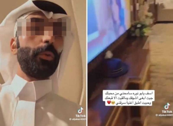 مقيم يمني بالسعودية ينشر فيديو وهو يقتحم ويسرق سكن الفنان ”محمد عبده” بنجران.. شاهد كيف كان مصيره ...اليمن