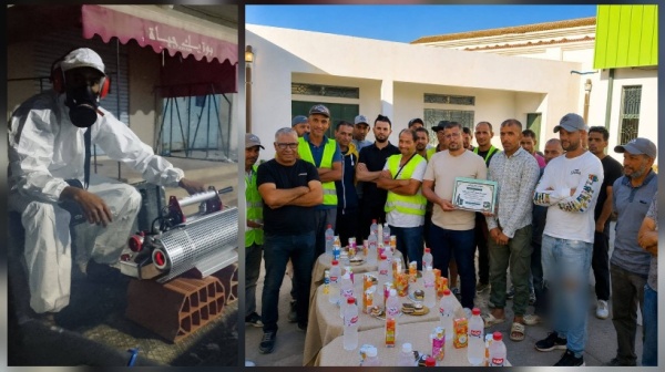 منزل بورقيبة تكريم أعوان النظافة