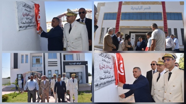 القيروان وزير الداخلية يدشن مقرات جديدة لبلديتي العين البيضاء والشبيكة القيروان وزير الداخلية يدشن مقرات جديدة لبلديتي العين البيضاء والشبيكة