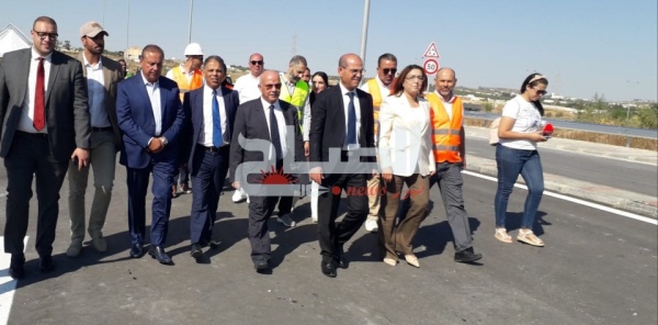 وزير التجهيز والإسكان يدشن مشروع مضاعفة الطريق المحلية رقم 525 بمنوبة