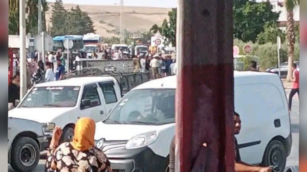 بنزرت احتجاجات في الختمين بسبب انقطاع الكهرباء