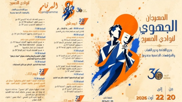 جندوبة تحتفي بالمسرح الشبابي في المهرجان الجهوي لنوادي المسرح