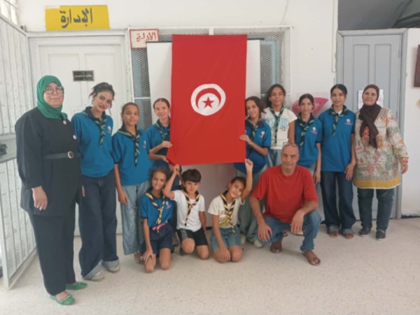 جندوبة الكشافة تعز ز شراكتها مع المدرسة الابتدائية ابن خلدون