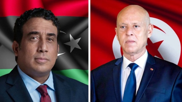 رئيس الجمهوري ة خلال مكالمة هاتفي ة مع محم د المنفي تونس تتمس ك بوحدة ليبيا وبأن الحل لا يمكن أن يكون إلا ليبي ا ليبي رئيس الجمهوري ة خلال مكالمة هاتفي ة مع محم د المنفي تونس تتمس ك بوحدة ليبيا وبأن الحل لا يمكن أن يكون إلا ليبي ا ليبي