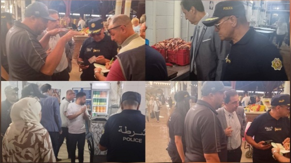 تحرير مخالفات صحية ومحاضر إدارية خلال حملة ميدانية بالسوق المركزية بالعاصمة تحرير مخالفات صحية ومحاضر إدارية خلال حملة ميدانية بالسوق المركزية بالعاصمة