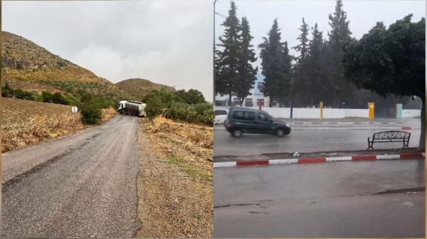 بنزرت نزول الأمطار بعد طول انحسار بنزرت نزول الأمطار بعد طول انحسار