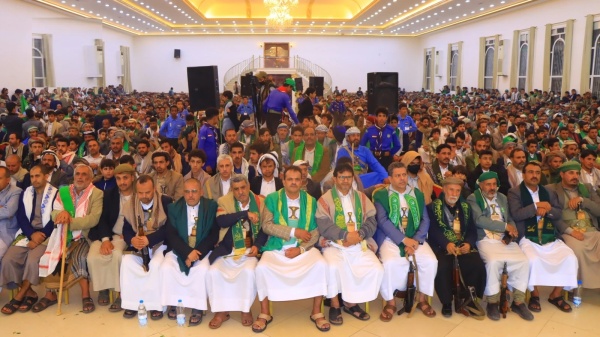 أمسية خطابية وفنية بمديرية بني مطر في محافظة صنعاء بذكرى المولد النبوي أمسية خطابية وفنية بمديرية بني مطر في محافظة صنعاء بذكرى المولد النبوي