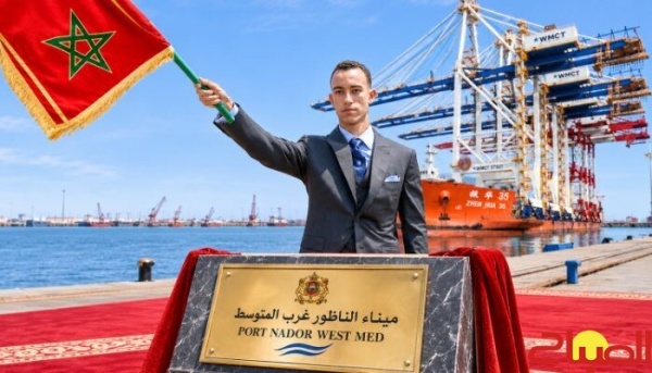 ولي العهد يعطي انطلاقة أول محطة للحاويات بميناء الناظور غرب المتوسط